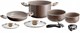 GARNEK ZESTAW 7+1 BRUNNER CHOCOLATE 20 cm