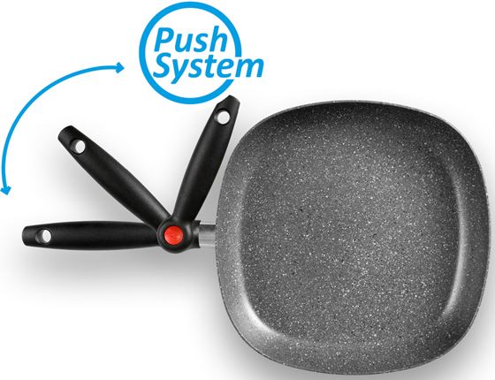 PATELNIA BRUNNER GOURMET ROCK SQUARE PAN 28 cm