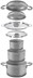 GARNEK ZESTAW 8+1 BRUNNER GOURMET ROCK NG 20 cm