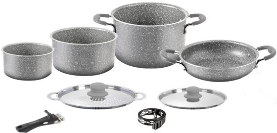 GARNEK ZESTAW 7+1 BRUNNER GOURMET ROCK NG 20 cm OUTLET