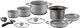 GARNEK ZESTAW 9+1 BRUNNER GOURMER ROCK NG 22 cm