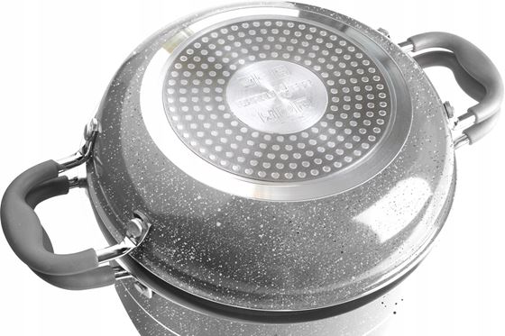 GARNEK ZESTAW 9+1 BRUNNER GOURMER ROCK NG 22 cm