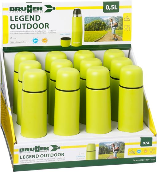 TERMOS BRUNNER LEGEND OUTDOOR 500 ml INOX ZIELONY