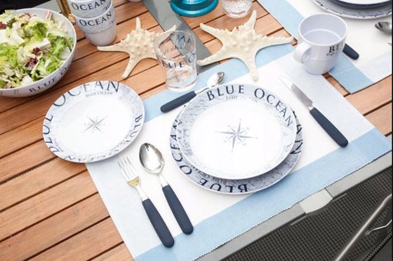 FILIŻANKA I SPODEK BRUNNER BLUE OCEAN 250 ml