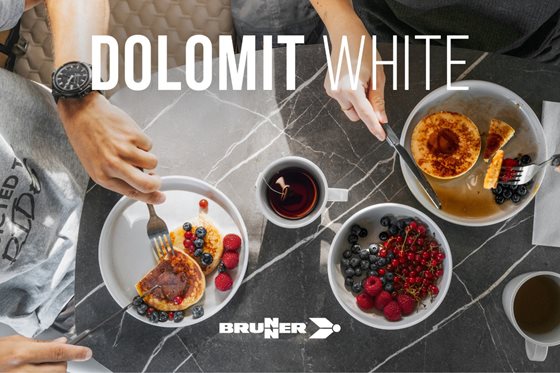 TALERZ BRUNNER DOLOMIT WHITE 25x25cm