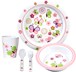 ZESTAW OBIADOWY DLA DZIECI BRUNNER BUTTERFLY KIDS GIRL 3+ 5 szt.