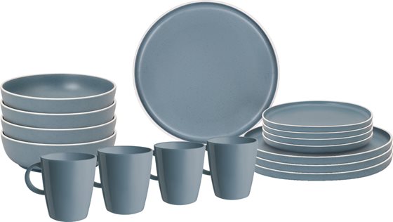 ZESTAW OBIADOWY BRUNNER DOLOMIT BLUE LUNCH BOX 16 szt.