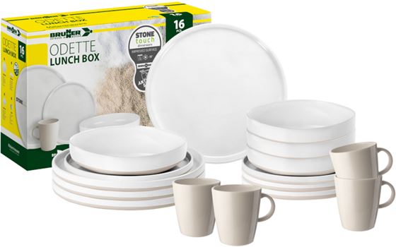 ZESTAW OBIADOWY BRUNNER ODETTE LUNCH BOX 16 szt.