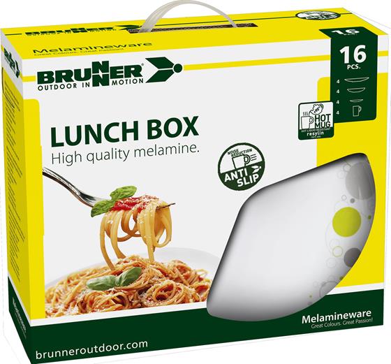ZESTAW OBIADOWY BRUNNER SPACE LUNCH BOX 16 szt.