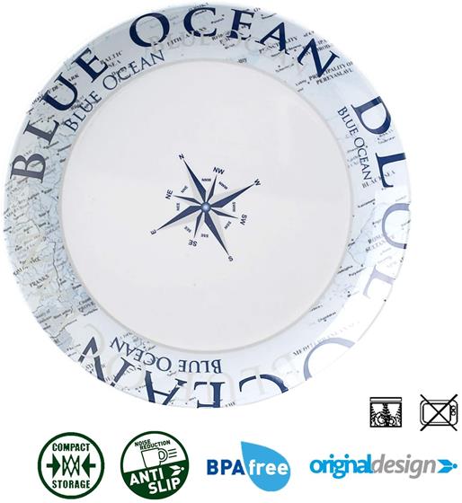 ZESTAW OBIADOWY BRUNNER BLUE OCEAN LUNCH BOX 16 szt.