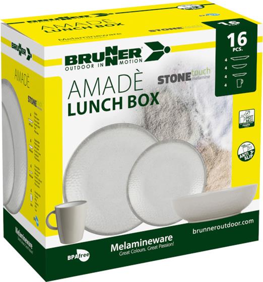 ZESTAW OBIADOWY BRUNNER AMADE LUNCH BOX 16 szt.