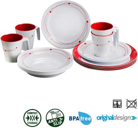 ZESTAW OBIADOWY BRUNNER COSMIC SET 16 szt.