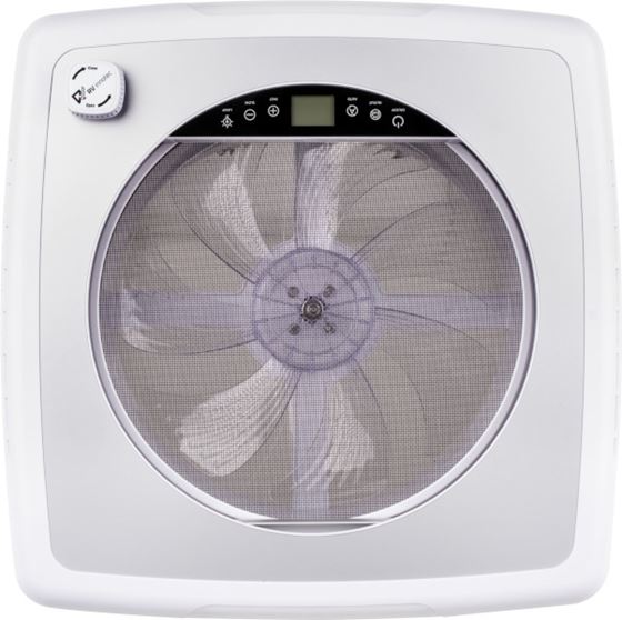 OKNO DACHOWE 40x40 CZARNE RV INNOTEC PLUS FAN 400 CZARNE