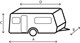 POKROWIEC NA PRZYCZEPĘ 550-600 cm ZIMOWY BRUNNER CARAVAN COVER