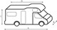 POKROWIEC NA KAMPERA 800-850 cm ALKOWA INTEGRA ZIMOWY BRUNNER CAMPER COVER