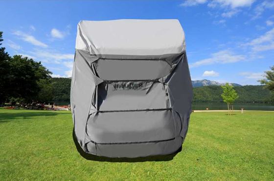 POKROWIEC NA KAMPERA 750-800 cm ALKOWA INTEGRA CAŁOROCZNY BRUNNER CAMPER COVER SUMMER WINTER PROTECTION