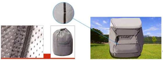 POKROWIEC NA KAMPERA 750-800 cm ALKOWA INTEGRA CAŁOROCZNY BRUNNER CAMPER COVER SUMMER WINTER PROTECTION