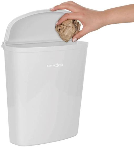 KOSZ NA ŚMIECI BRUNNER PILLAR SZARY 5,5L