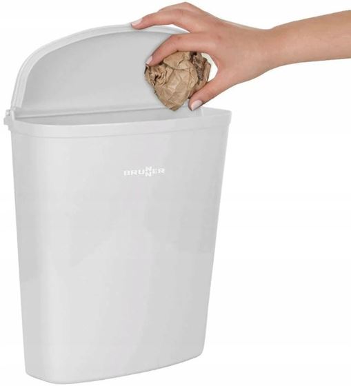 KOSZ NA ŚMIECI BRUNNER PILLAR SZARY 5,5L OUTLET