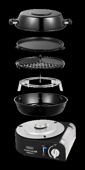GRILL GAZOWY CADAC SAFARI CHEF 30 COMPACT KARTUSZ