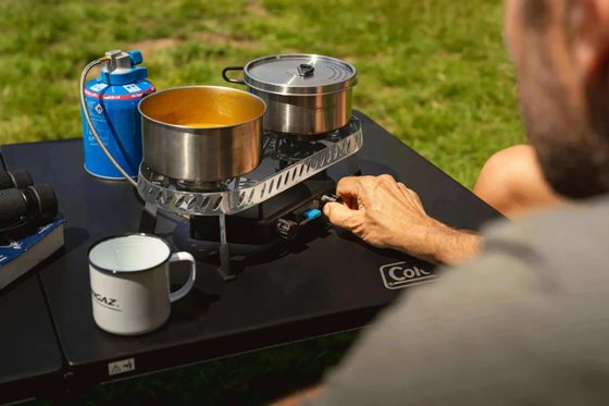 KUCHENKA GAZOWA CAMPINGAZ CAMP & TREK TWIN CONNECT NA KARTUSZ