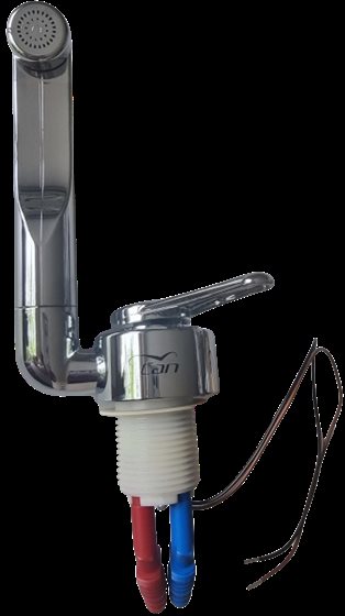 KRAN BATERIA CAN 33 mm CHROM
