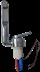 KRAN BATERIA CAN 33 mm CHROM