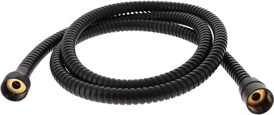 WĄŻ PRYSZNICOWY 150 cm COMET 1/2"x 1/2" CZARNY MAT