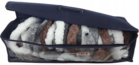 ZASŁONA KOTKI 56x185 BEŻOWO-SZARO-BIAŁE
