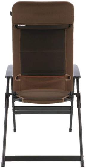 KRZESŁO TRAVELLIFE BARLETTA XL BRĄZOWE DO 150 kg