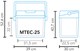 LODÓWKA TURYSTYCZNA 23L MESTIC MTEC-25 AC/DC 12/230V