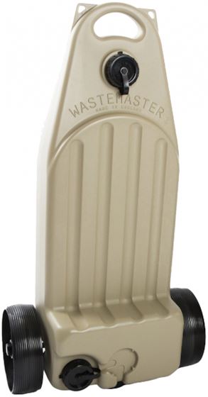 ZBIORNIK NA WODĘ 38L 22x35x100 cm WASTEMASTER NA KÓŁKACH BEŻOWY