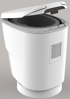 TOALETA CLESANA C1 12V Z OKRĄGŁĄ PODSTAWĄ