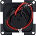 GNIAZDO ELEKTRYCZNE SYSTEM 10000 12-24V USBx2 CZARNY