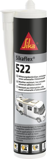 KLEJ SIKAFLEX 522 BIAŁY 300 ml