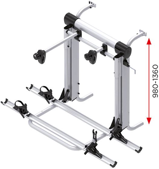 BAGAŻNIK ROWEROWY BR-SYSTEMS BIKE LIFT STANDARD RAIL S