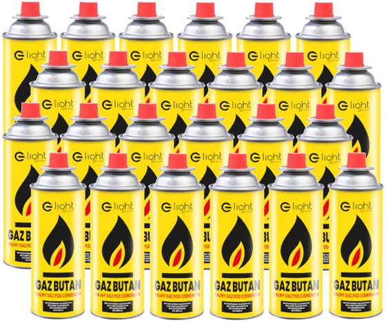 KARTUSZ GAZOWY EKO-LIGHT 230 g 24 szt.