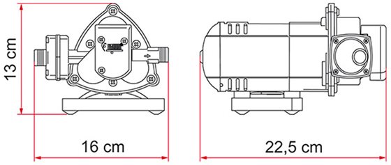 POMPA WODY CIŚNIENIOWA FIAMMA 10L/min 1,5bar FIAMMA AQUA 8 12V