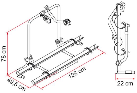 BAGAŻNIK ROWEROWY FIAMMA CARRY BIKE GARAGE PLUS