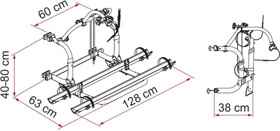 BAGAŻNIK ROWEROWY FIAMMA CARRY PRO C