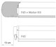 SILNIK MARKIZY FIAMMA MOTOR KIT F45S BIAŁY