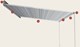 MARKIZA 270 cm FIAMMA F35 PRO VAN CZARNA ROYAL GREY
