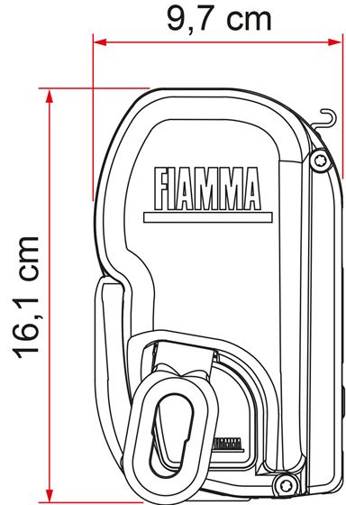 MARKIZA 500 cm FIAMMA F45L BIAŁA ROYAL GREY