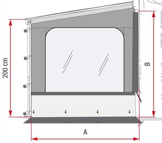 ŚCIANA FIAMMA BOK SIDE W PRO F45S VW T5/T6