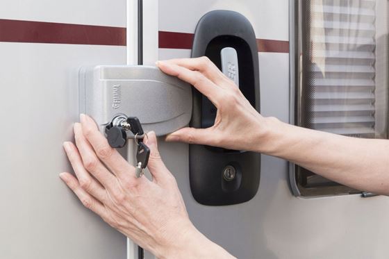 BLOKADA DRZWI ZEWNĘTRZNA FIAMMA SAFE DOOR BIAŁA