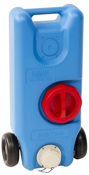 ZBIORNIK NA WODĘ 35L 20x41x81 cm FIAMMA ROLL-TANK 40F NA KÓŁKACH NIEBIESKI