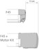 SILNIK MARKIZY FIAMMA MOTOR KIT F45S BIAŁY 12V