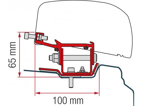 ADAPTER MARKIZY FIAMMA F40 VAN TRAFIC OD 2014