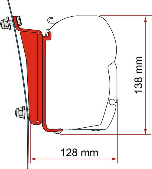 ADAPTER MARKIZY FIAMMA F45 TRANSIT H3