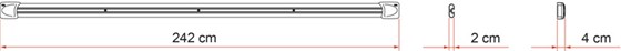 BAGAŻNIK ROWEROWY FIAMMA FIXING BAR CARRY-BIKE